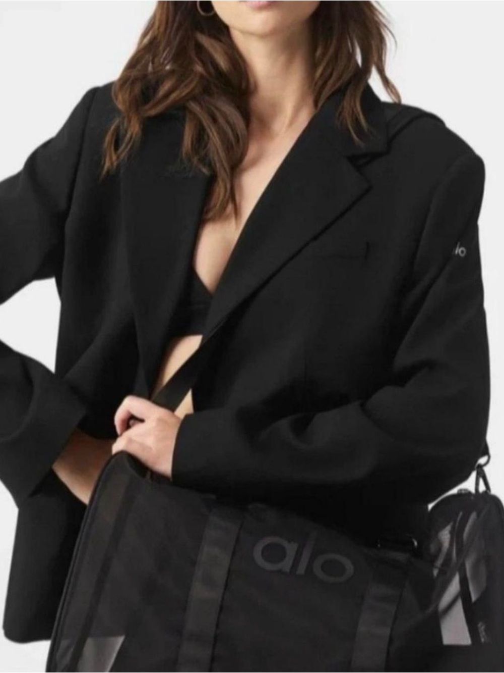 Alo Sheer Duffle Bag / gym bag NWT - Picture 3 of 8